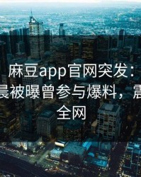【爆料】麻豆app官网突发：当事人在今日凌晨被曝曾参与爆料，震惊席卷全网