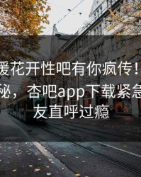 今晨春暖花开性吧有你疯传！神秘人被指揭秘，杏吧app下载紧急回应网友直呼过瘾